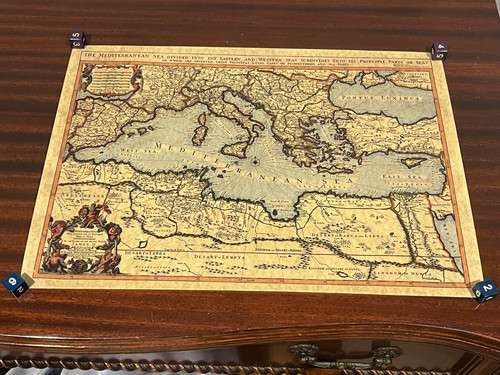 Mappa del mediterraneo - mappa,