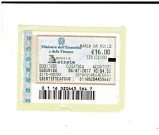 n.1 marca da bollo €. 16 00