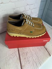 Scarpe stringate Kickers Kick Lo M Core da uomo in pelle marrone chiaro marrone chiaro taglia UK 9