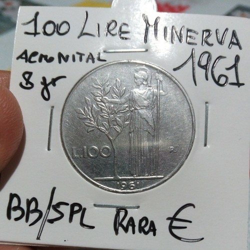 100 lire 1961 - minerva, bb/spl