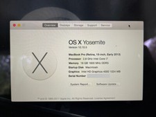 Apple MacBook Pro 15.4" Early