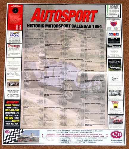 Calendario storico motorsports - storico,
