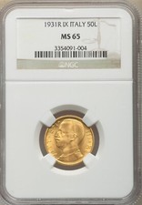 ITALIA 1931-R ANNO X 50 LIRE