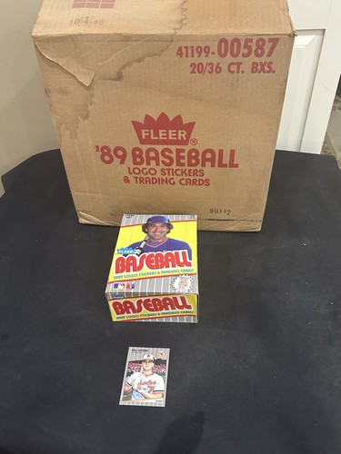 Scatola cera baseball fleer - baseball,