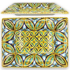 Vassoio Rettangolare, ceramica