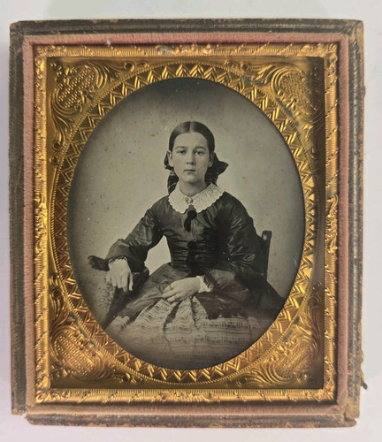 Antica mezza custodia foto
