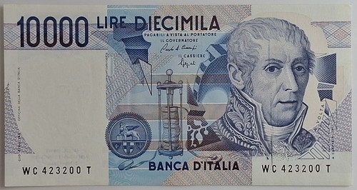 10000 lire alessandro volta - 10000,