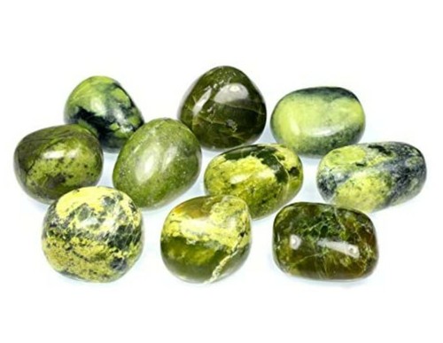 Minerali serpentino burattati