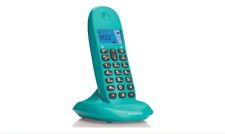 TELEFONO CORDLESS MOTOROLA C1001 TURCHESE