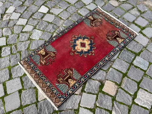 Tappeto vintage fatto mano - tappeto,