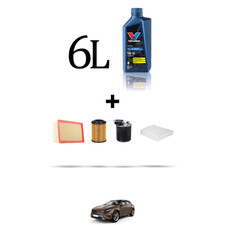 HOFFCAR Kit tagliando 4 FILTRI