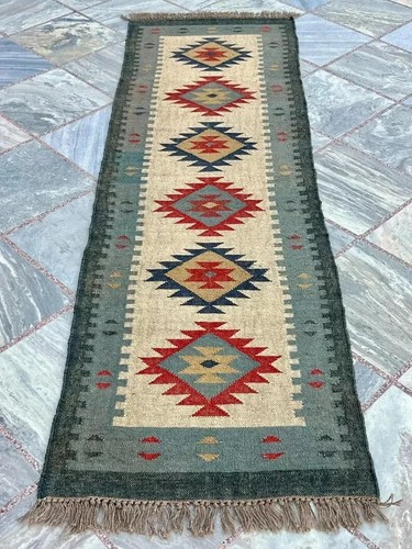 Tappeto kilim lana iuta - lana,