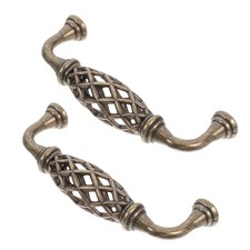  2 Pcs Maniglie Per Mobili Da Cucina Vintage MANUSA LEGA DI ZINCIO