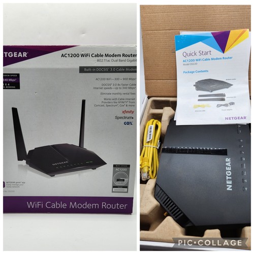 Netgear router modem con - , cavo