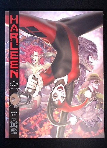 Copertina harley dc black - copertina,