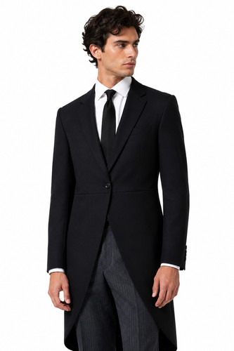 Giacca cappotto nero tinta