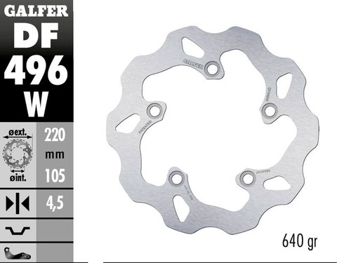 Df496w disco fisso posteriore - df496w,