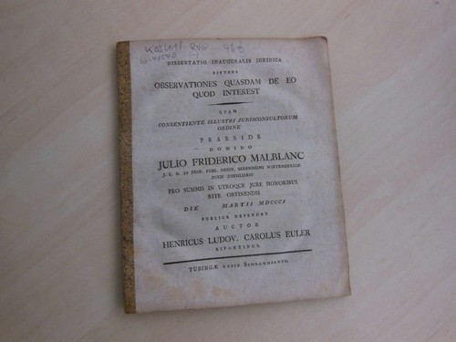 Dissertatio inauguralis