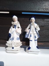 coppia statuine ceramica