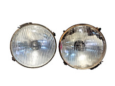 COPPIA FARO FANALE ANTERIORE DX SX PIAGGIO APE CAR P3 BENZINA (CON RUGGINE)