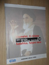 FASCICOLO N°30 UN SECOLO IN PRIMA PAGINA KHOMEINI CICLONE SUDAFRICA FUTURO NERO