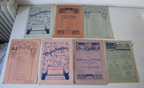 Vecchi spartiti operette - vecchi,