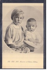 Cartolina Altezze Reali Maurizio e Enrico d'Assia K3216