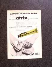 M369 - Advertising Pubblicità - 1960 - ATRIX , CREMA PER LE MANI