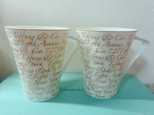 Coppia tazze tiffany co - coppia,