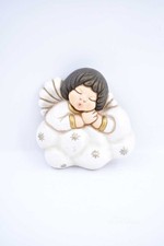Oggetto Ceramica Thun Angioletto Su Nuvola 20x20 Cm