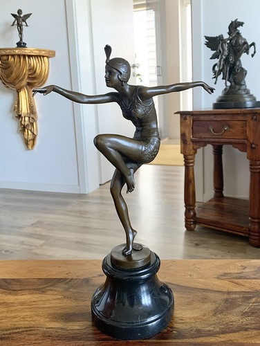 Statua bronzo ballerina - statua,