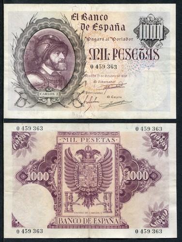 España 1000 pesetas 1940 - ,