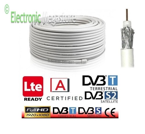 Cavo antenna coassiale 8mm - antenna, 6,8mm