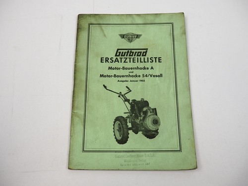 Motozappa gutbrod 54 - gutbrod, a