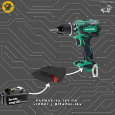 Adattatore Makita 18v to