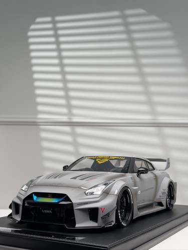 Nissan r35 lbwk grigio - nissan, gt-rr