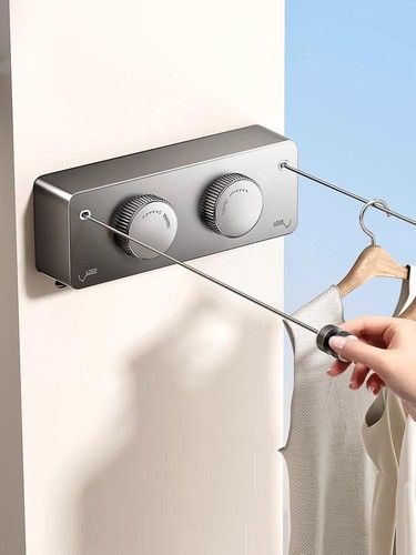 Retractable wall clothesline - retractable,