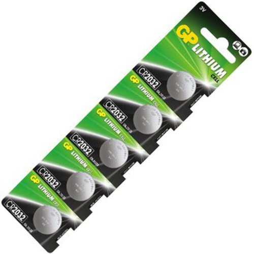Cr2032 litio a bottone - 5x,