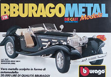 Pubblicità Advertising Italia Clipping 1990 BBURAGO Mercedes Benz 500 k Roadster