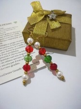 ORECCHINI NATALIZI PLACCATI