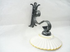 White Yellow Ceramic Wrought