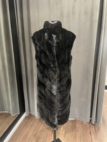 Gilet lusso puro visone - di,