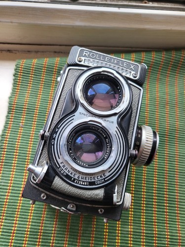 Rolleiflex grigio con - 3.5t,