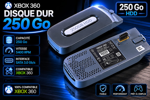 Disque dur xbox 360 - disque, go