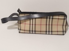 BORSA A TRACOLLA BURBERRY NOVA CHECK PVC BEIGE – BORSETTA DONNA - MAI USATA