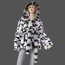 Pelliccia in Cincilla Rex