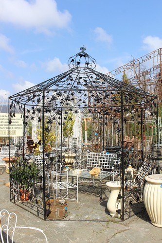 Gazebo quadrato ferro - gazebo, in