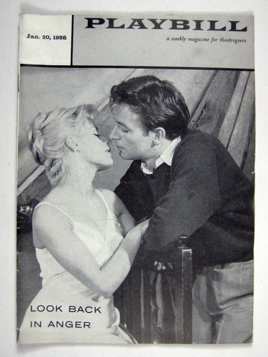 Look back anger playbill 1958 - anger,