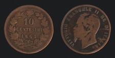 10 CENTESIMI 1863 PARIGI -