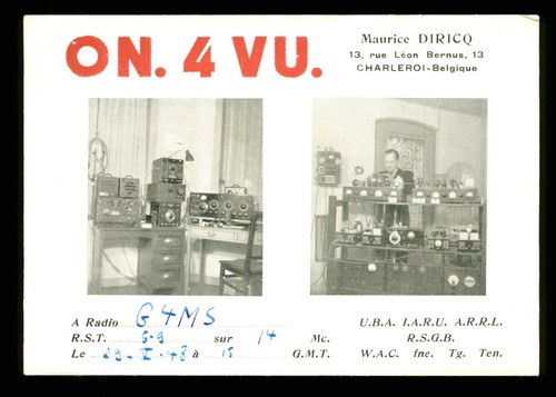 Qsl amateur radio belgium - qsl,